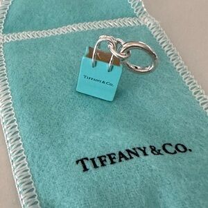 Tiffany Shopping Bag Charm LIKE NEW